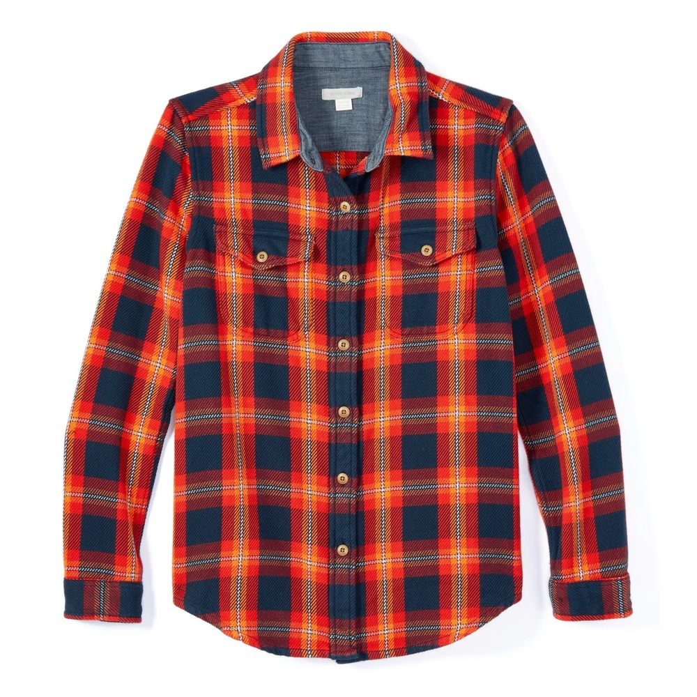 Women's Outerknown Flannel Blanket Shirt Shacket XS